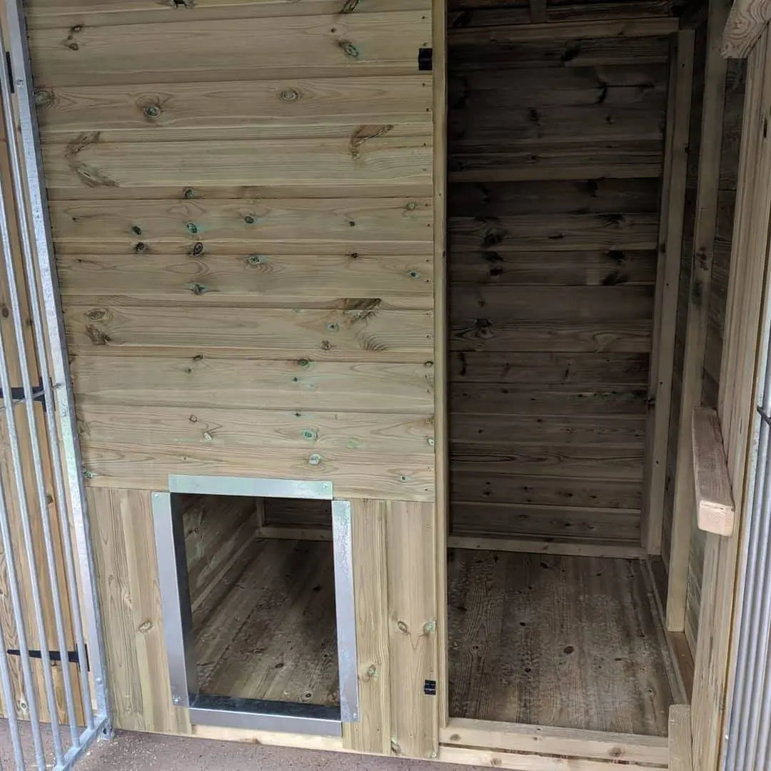 25 X 8 ft Five Bay Dog Kennel Doghealth