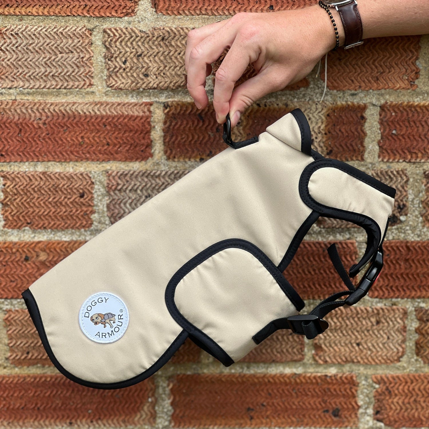 Doggy Armour Protective Dog Coat | Champagne