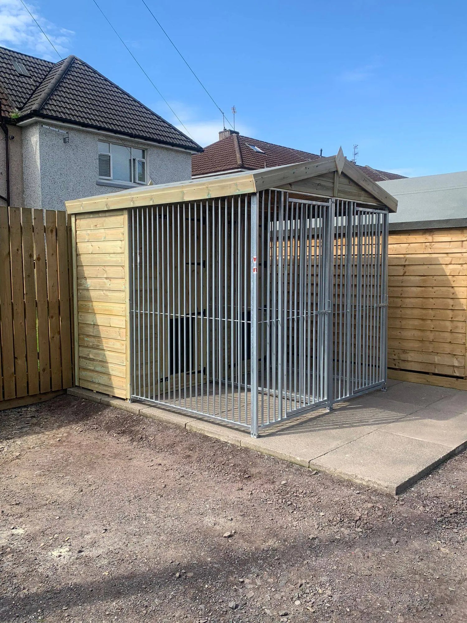 6.5 X 7 ft Duo Dog Kennel Doghealth
