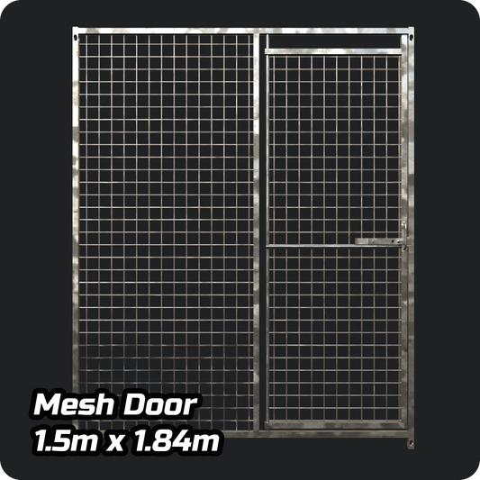1.5m x 1.84m - Heavy duty Premium Galvanized - Mesh DOOR panels
