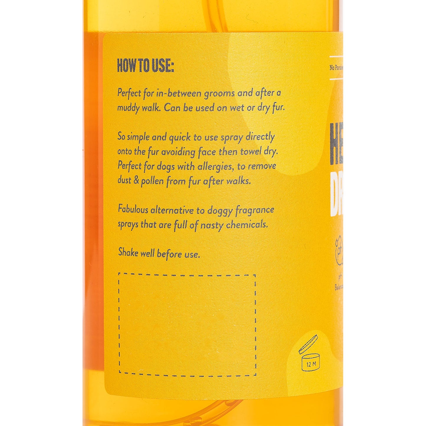 Orange and Bergamount Dry Shampoo | The Herbal Dog Co