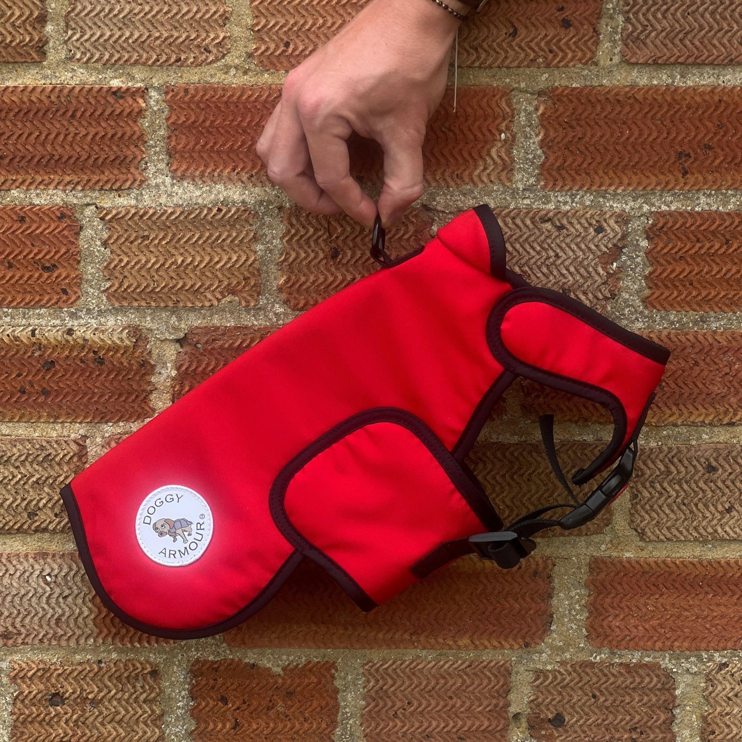 Doggy Armour Protective Dog Coat | Poppy Red