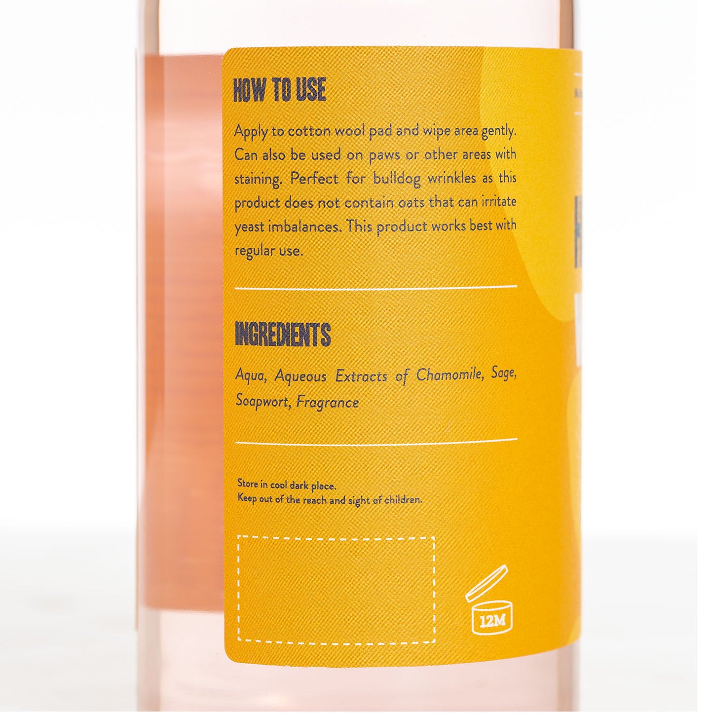 Dog Wrinkle Wipe | The Herbal Dog Co