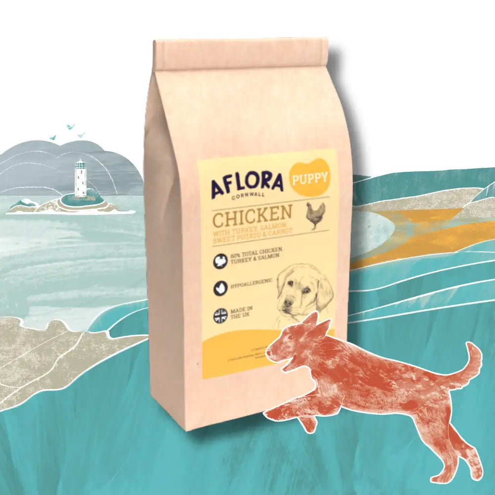 Aflora Puppy Chicken with Turkey Grain Free Puppy Food – Doghealth