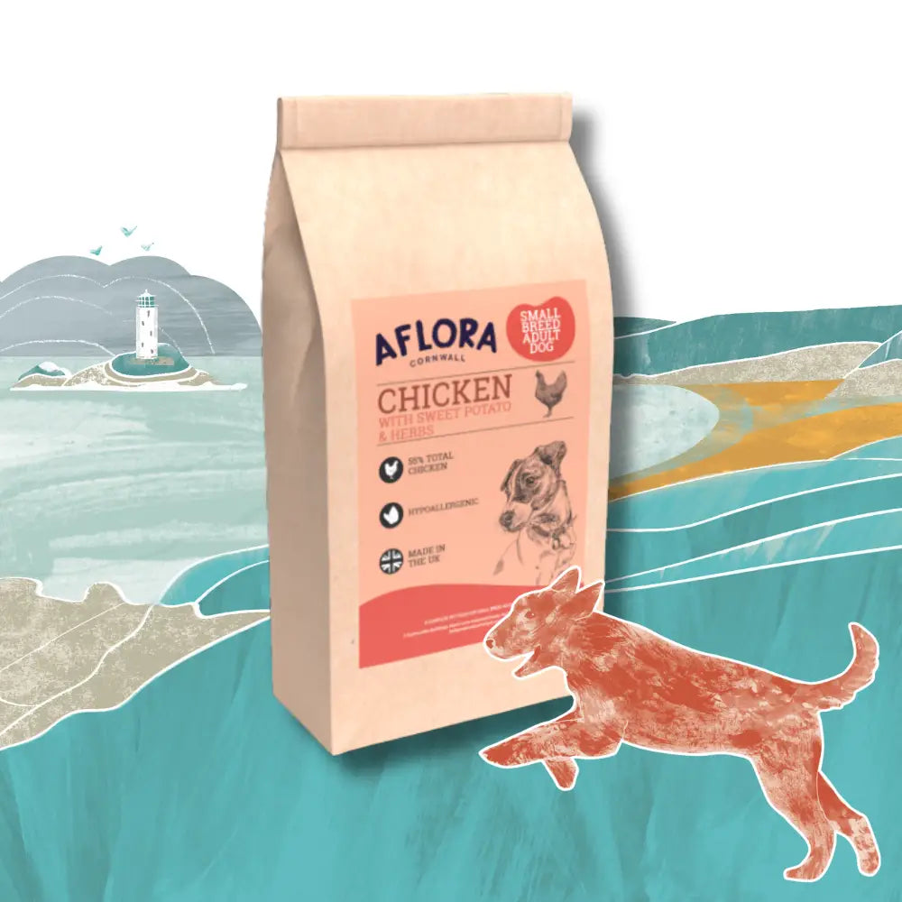 Curated visual reference: Visual Reference: Aflora Small Breed Chicken With Sweet Potato 2Kg Grain Free