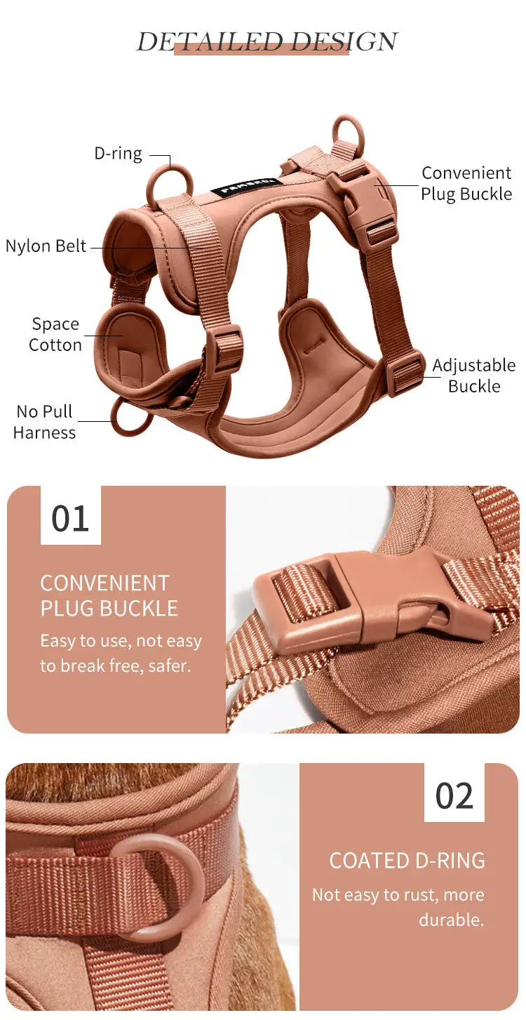 Premium Dog Harness and Lead Set