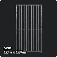 1m x 1.84m - Heavy duty Premium Galvanized - 5cm Gap Panels Doghealth