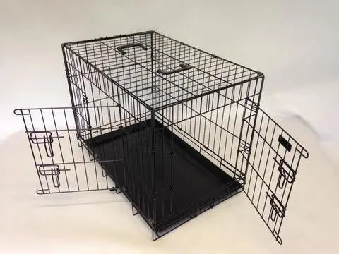 Black 2 Door Crates DogHealth