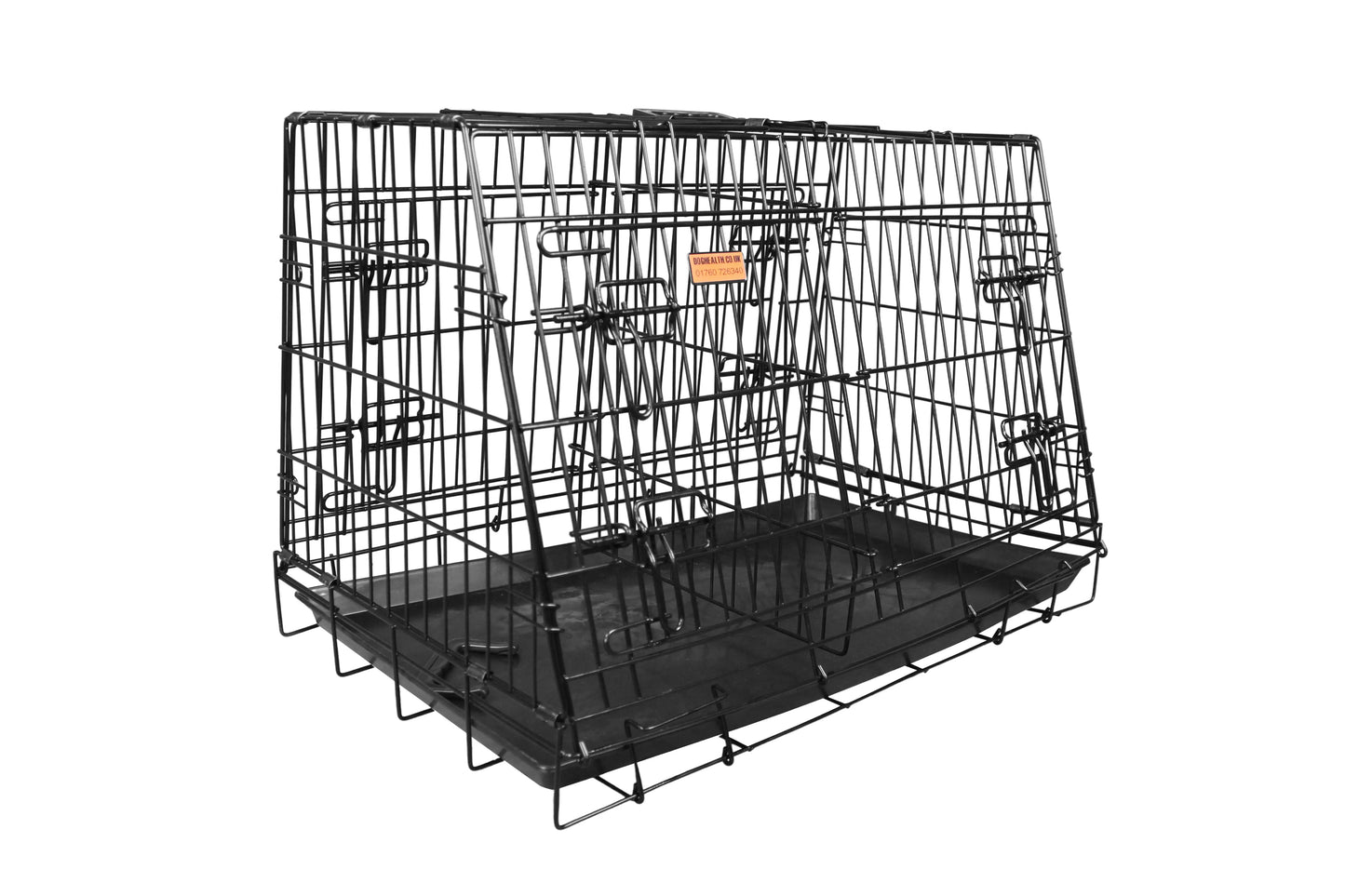 GYC03PF/04PF/03PT/04PT Double Car Crate with Divider Dog Health