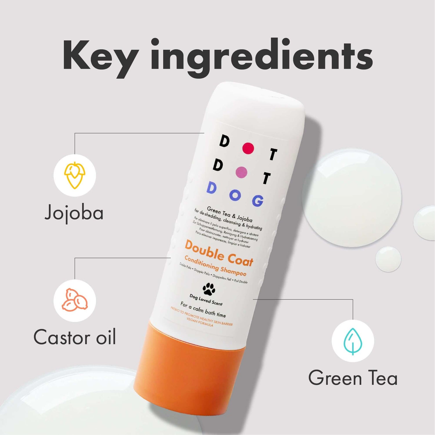 Deshedding Double Coat Conditioning Dog Shampoo