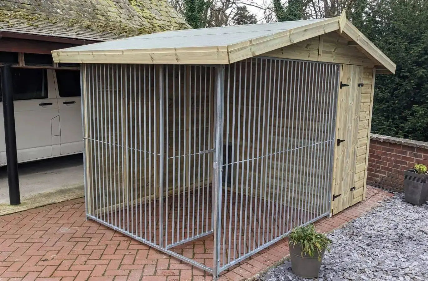 10 X 8 ft Single Dog Kennel Doghealth