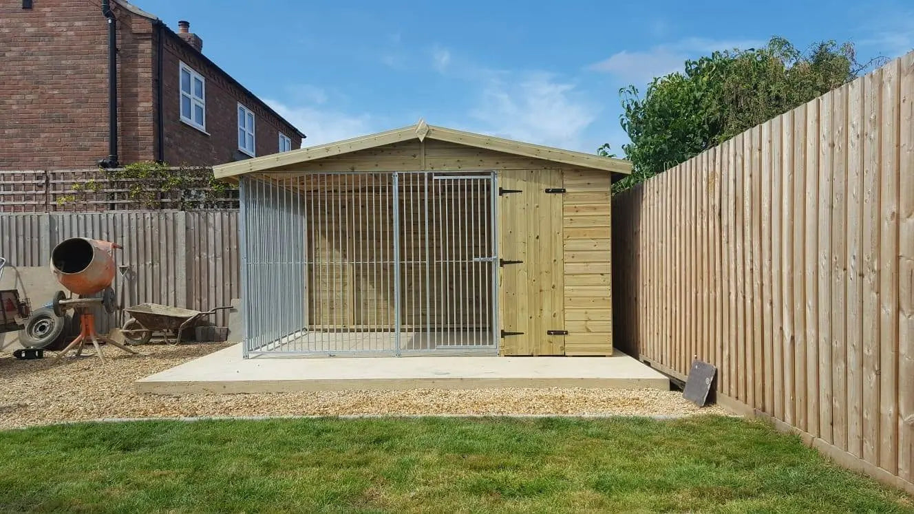 12 X 10 ft Single Dog Kennel Doghealth