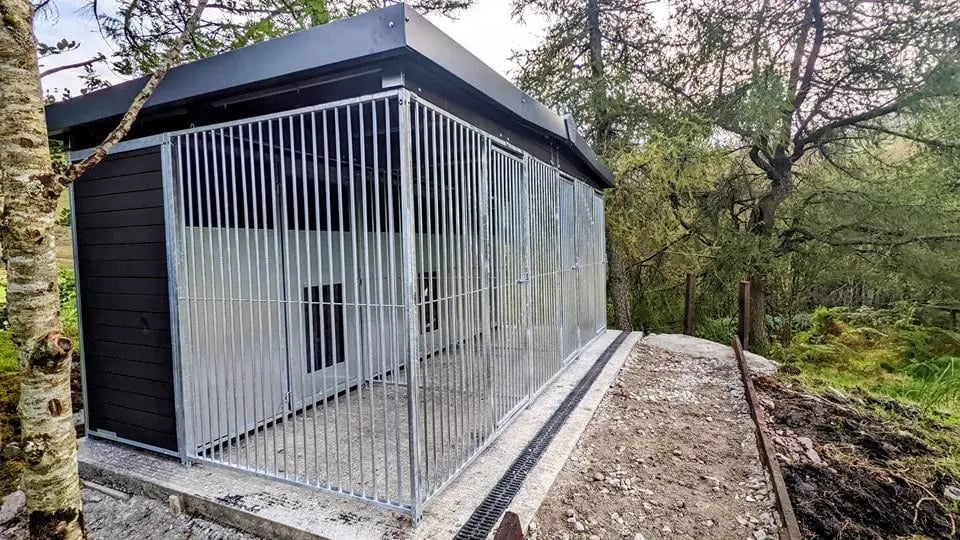 15 X 12 ft Triple Eco Thermal Plastic Dog Kennel Doghealth