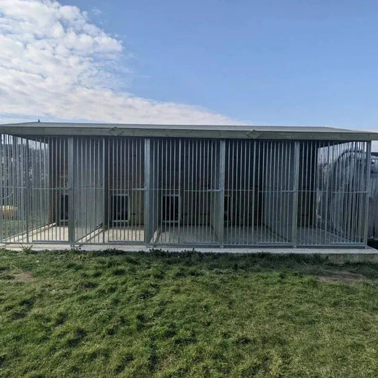 20 X 8 ft Five Bay Dog Kennel Doghealth