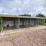 27 X 10 ft Four Bay Dog Kennel Doghealth