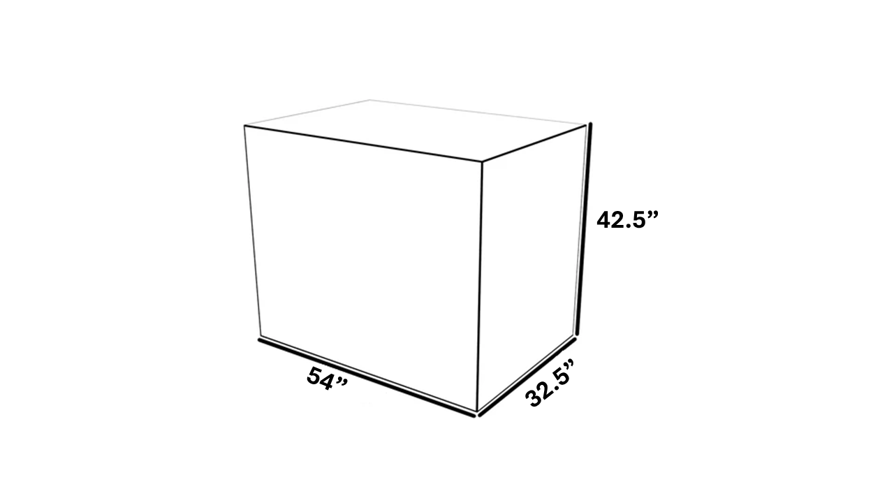 Extra-Large Dog Crate with Single Door - 54" for Giant Breeds