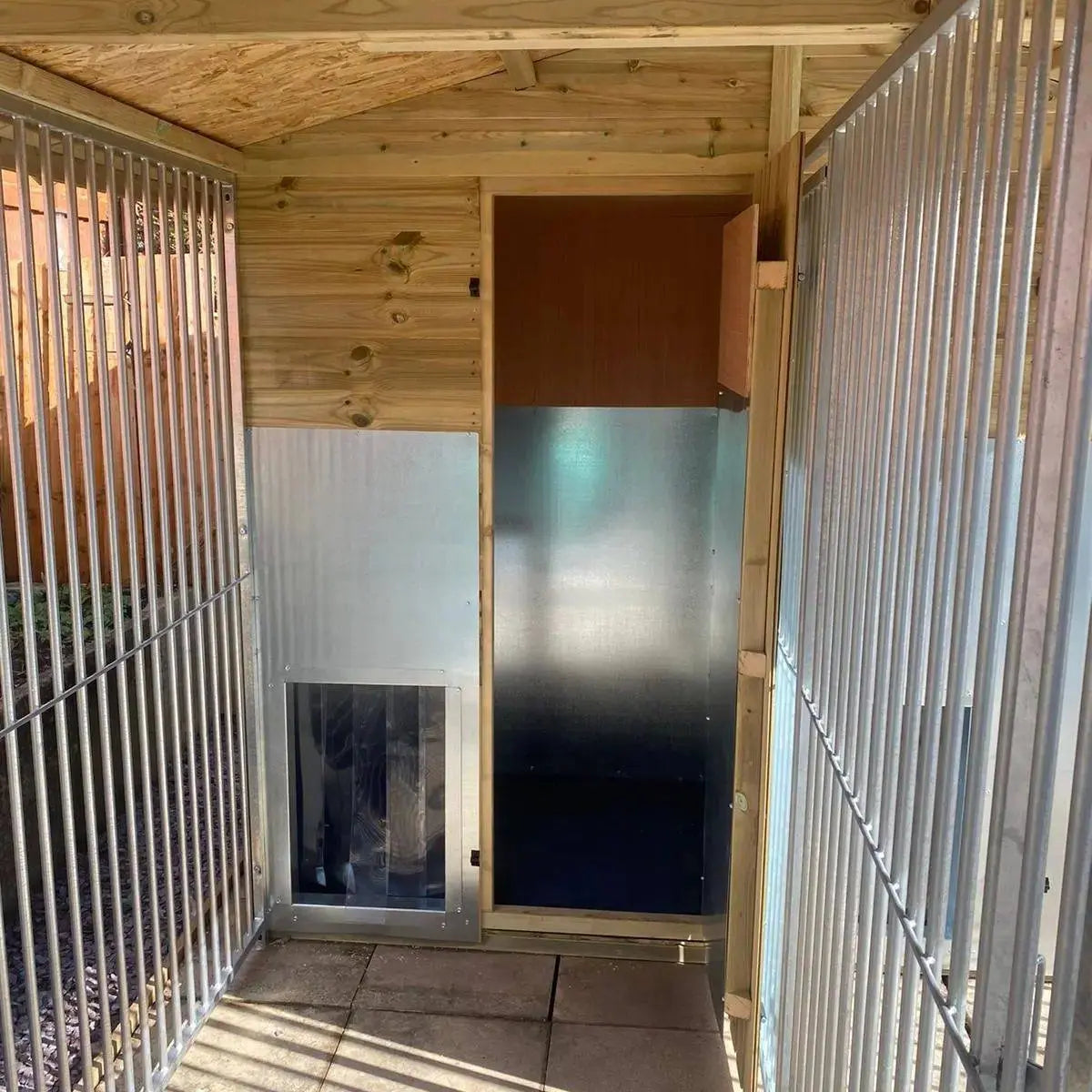 10 X 8 ft Duo Dog Kennel Doghealth