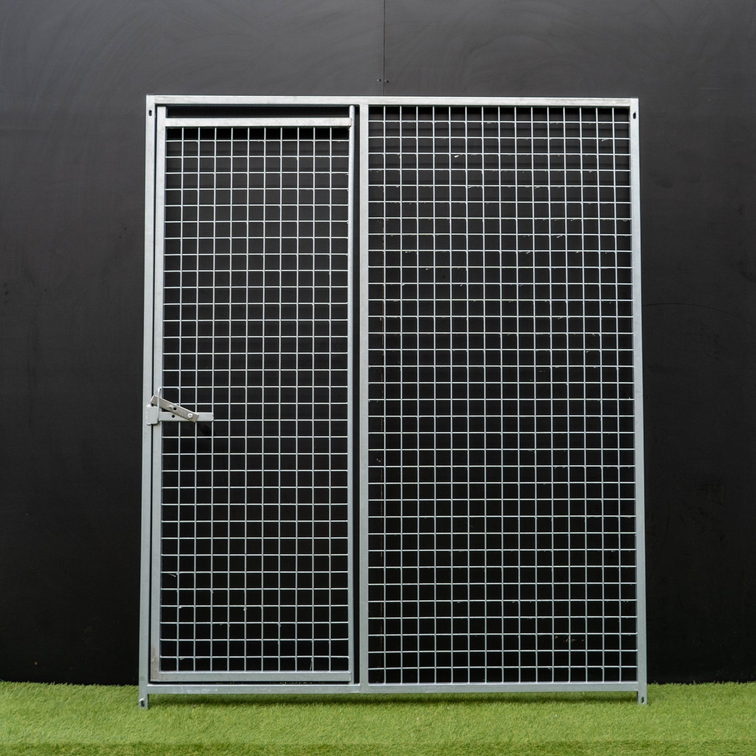 Dog Run Panel 1.5 x 1.84m - Left Door - Mesh - Heavy-Duty Galvanised