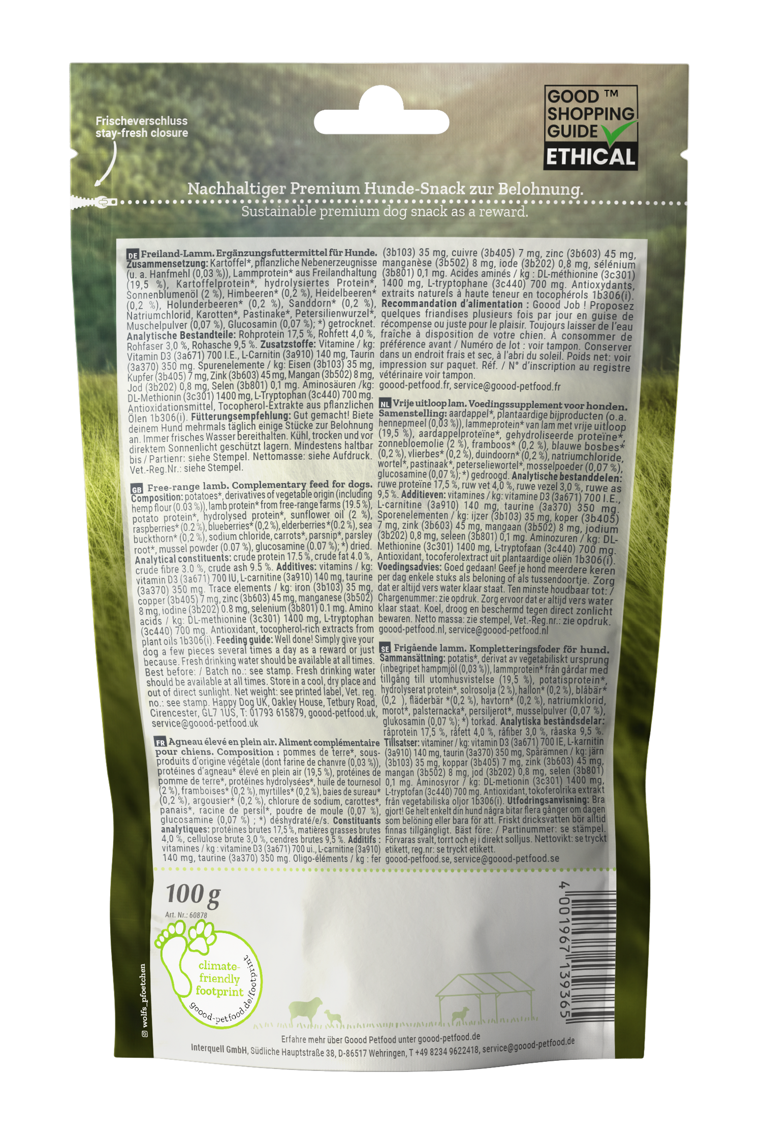 Adult Soft Gooodies - free range lamb