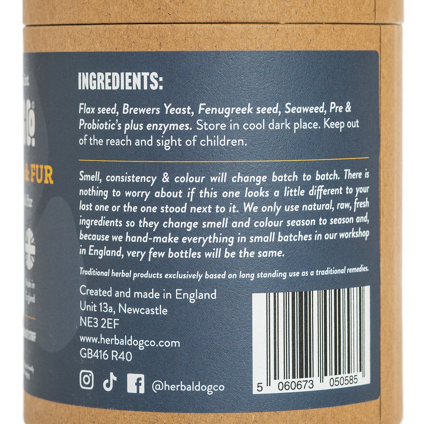 Skin and Fur Blend | The Herbal Dog Co