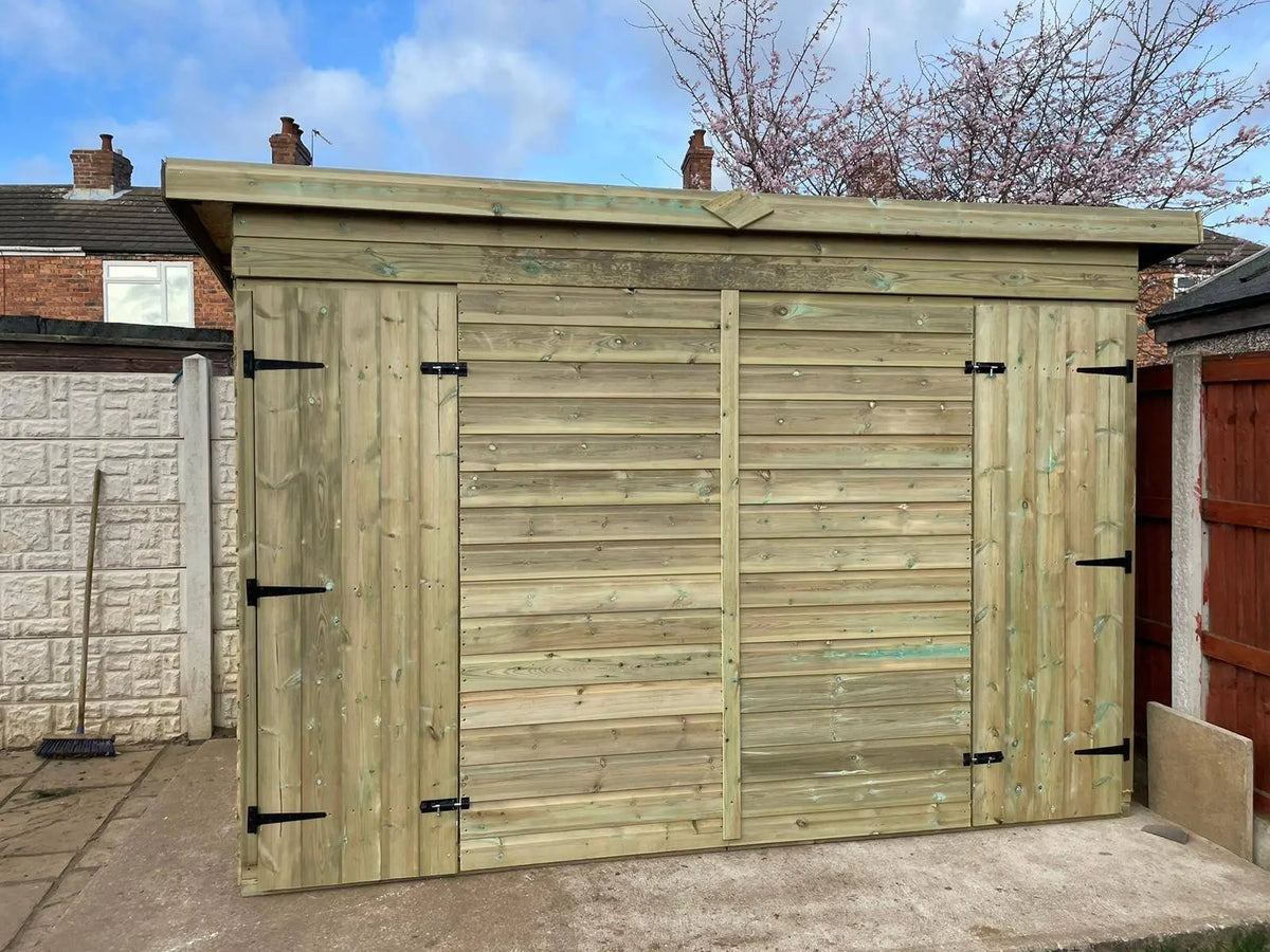 10 x 5 ft Double Shed with Pent Roof Doghealth