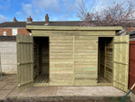 10 x 5 ft Double Shed with Pent Roof Doghealth