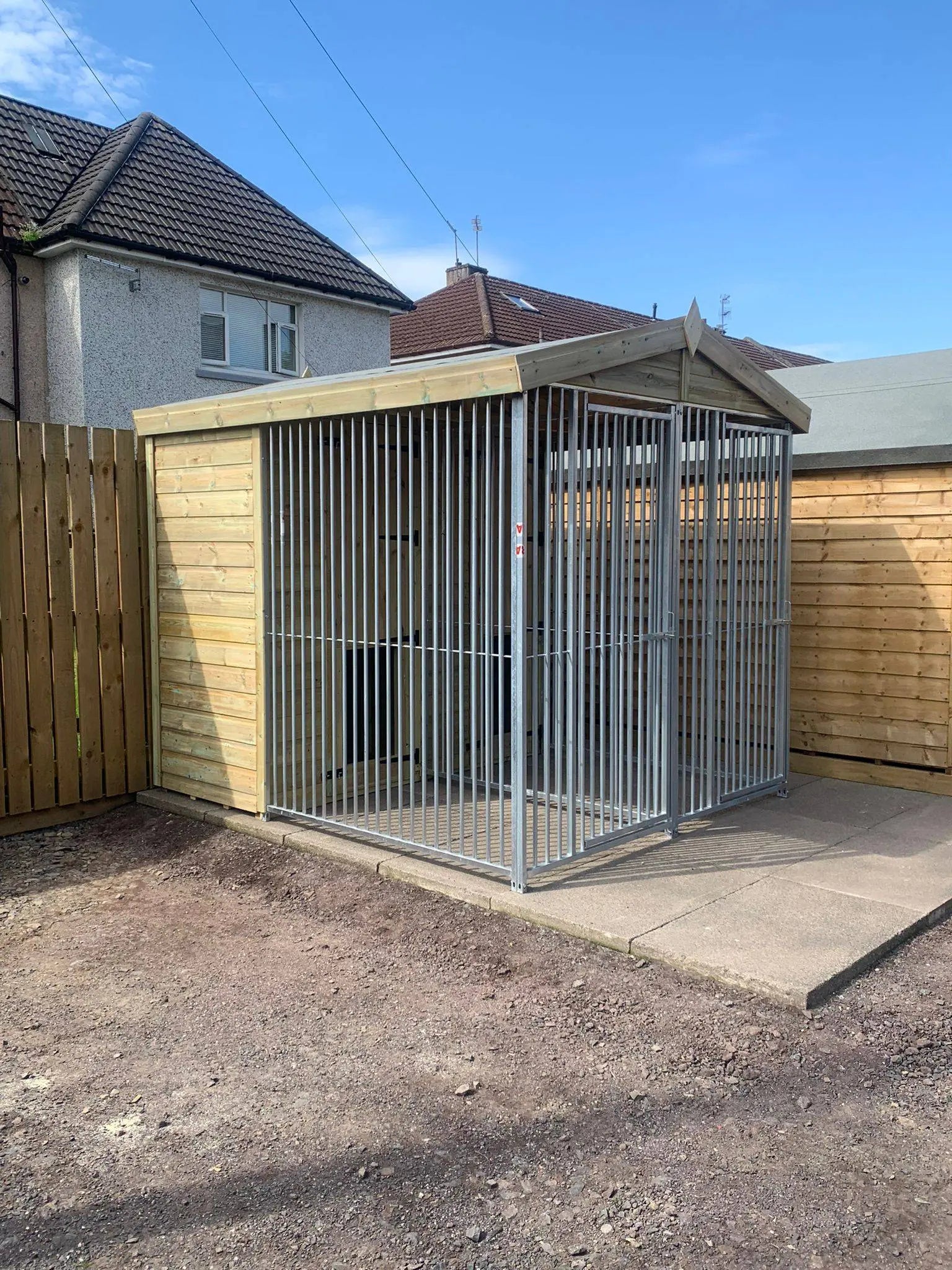 6.5 X 7 ft Duo Dog Kennel Doghealth