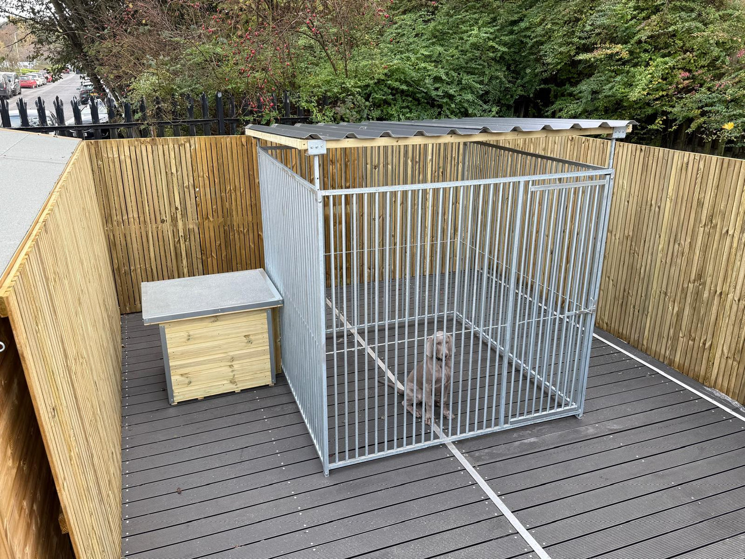 Dog Run Caging Bundle Kennel/Cabins - 3.6 x 3.6m