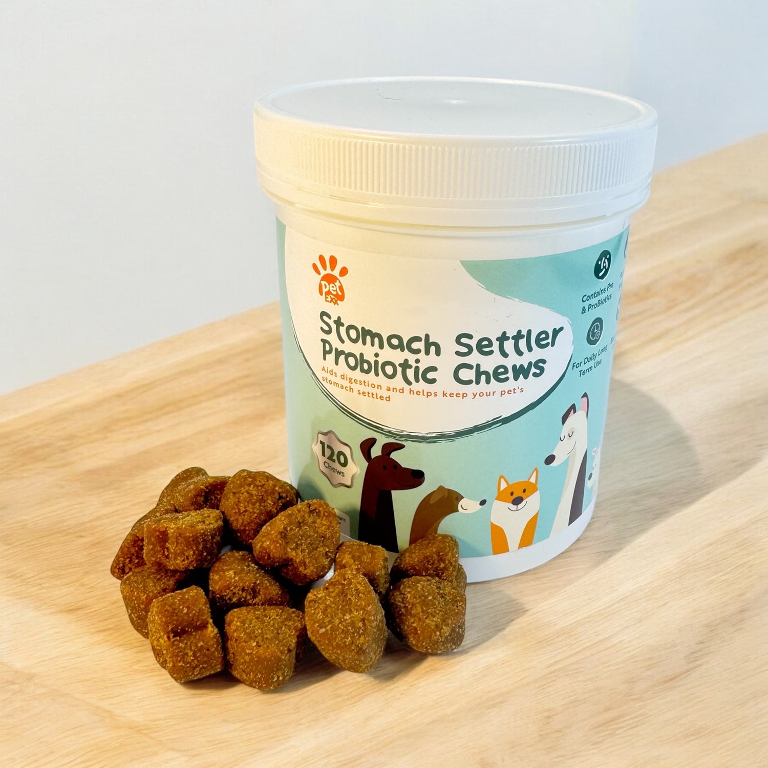 PetExx | Stomach Settler | Probiotic Soft Chews