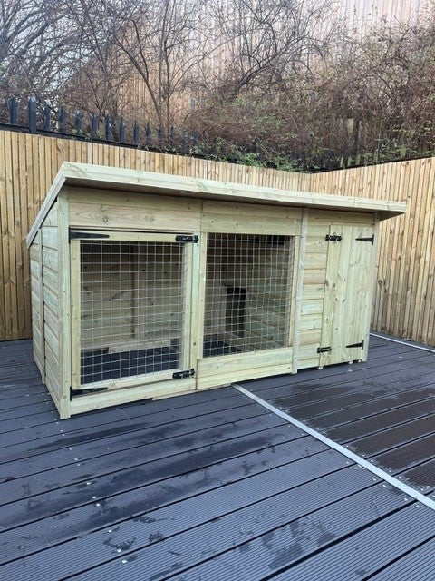 Benchmark 8 x 4ft Dog Kennel - Durable, Weatherproof, DIY Animal House