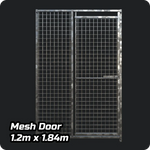 1.2m x 1.84m - Heavy duty Premium Galvanized - Mesh RIGHT DOOR panels Doghealth