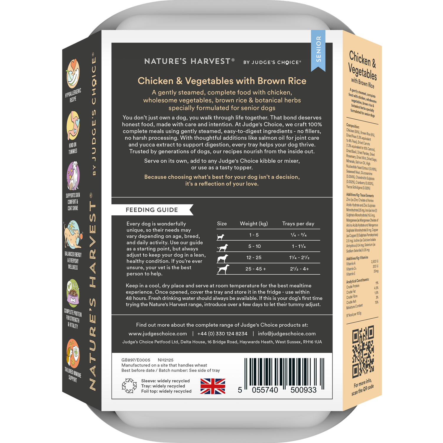 Chicken & Vegetables with Brown Rice - Senior