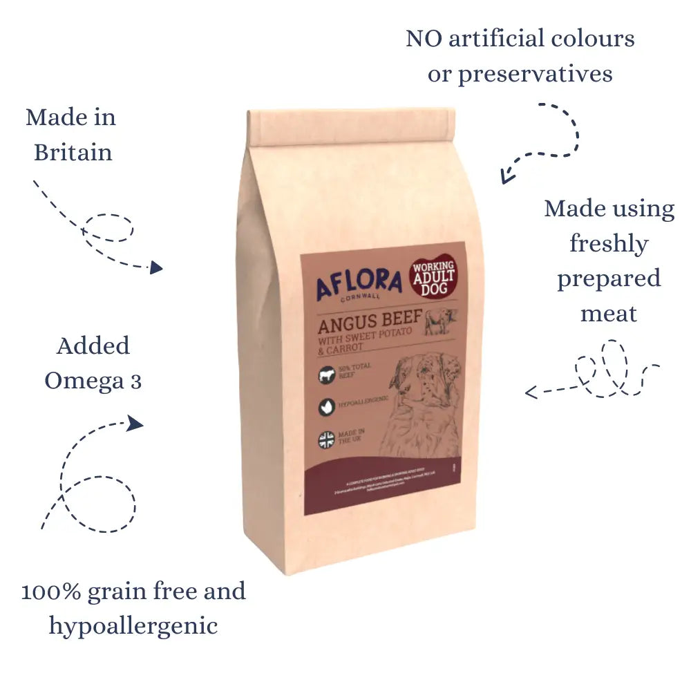Aflora Angus Beef Grain Free Dog Food