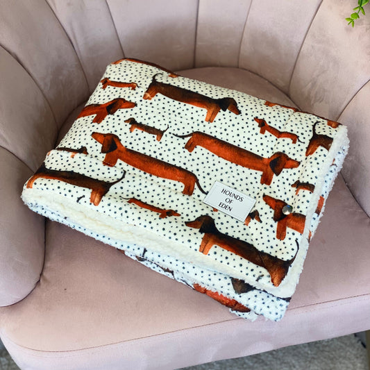Sausage Dog Snuggle Blanket