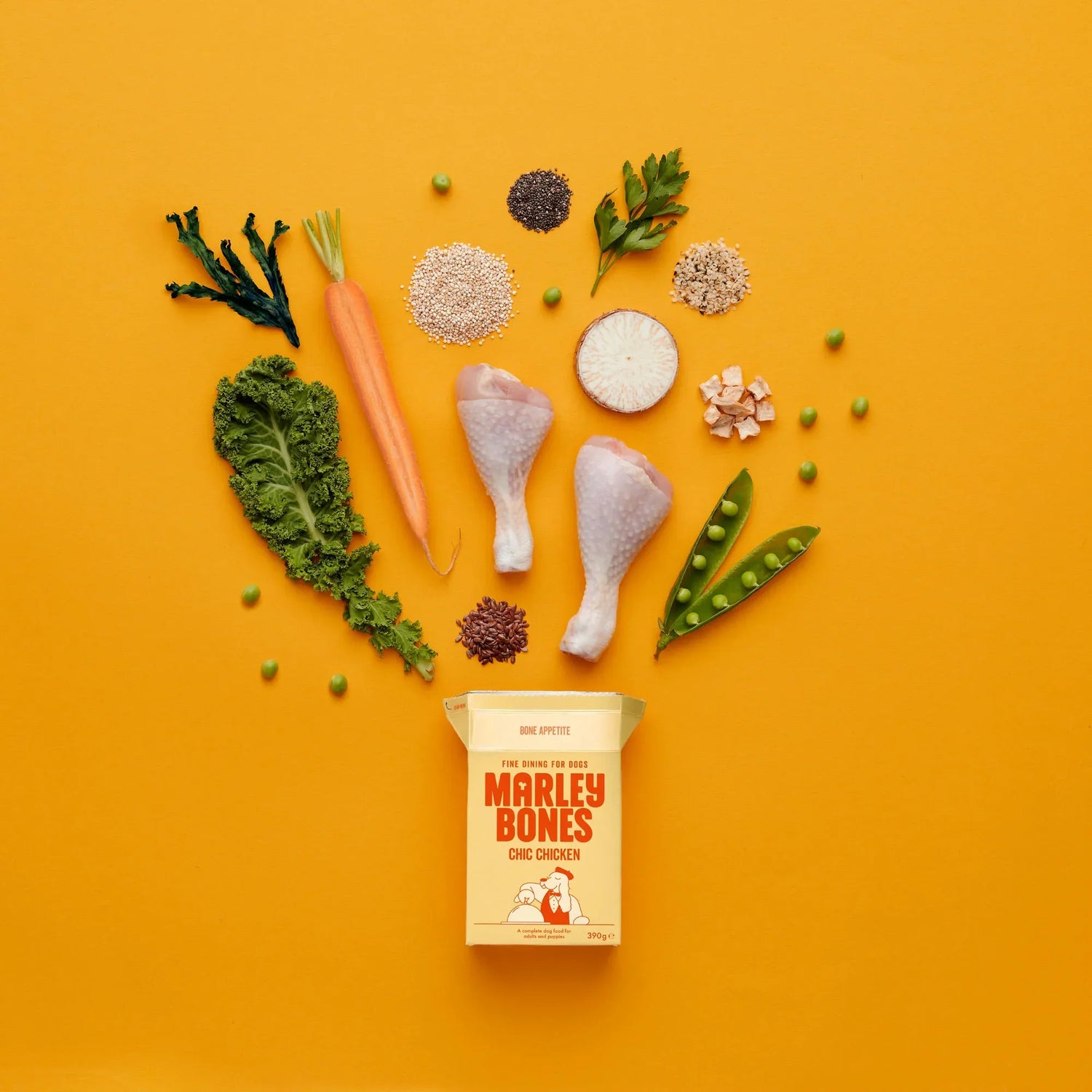 Marleybones Pantry Fresh Chicken Wet Dog Food – Grain-Free, Superfood-Enriched, Vet-Approved