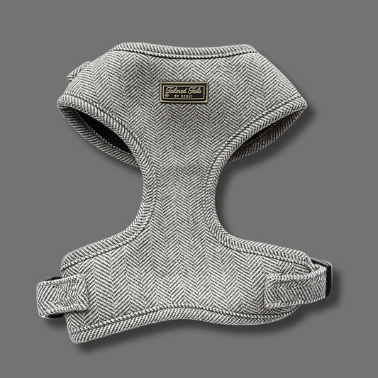 Noir Luxe Adjustable Dog Harness