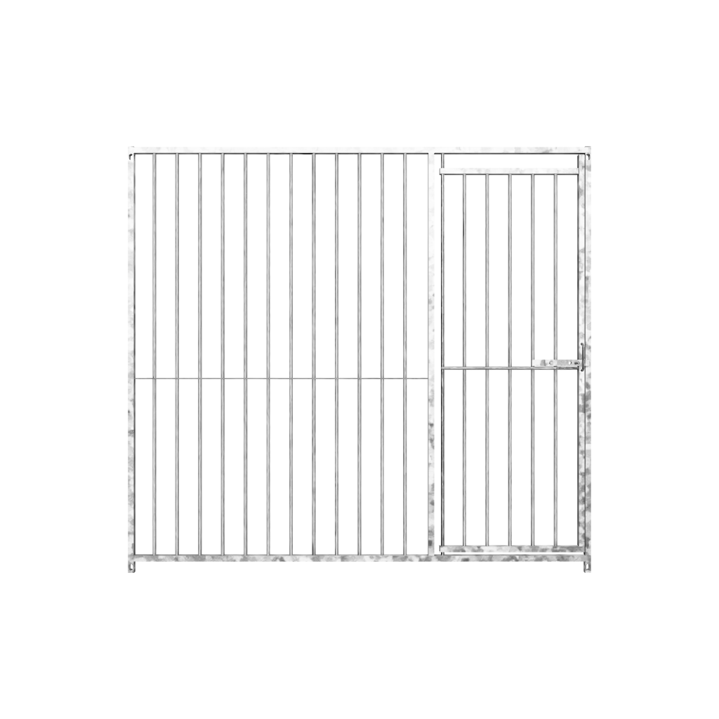 2.0m x 1.84m DOOR - Heavy-duty Galvanized Dog Run Panel - 8cm Gap