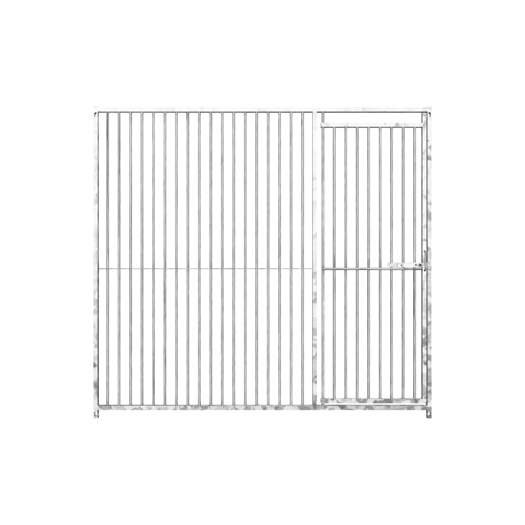 2.0 x 1.84m DOOR - Heavy-duty Galvanized Dog Run Panel - 5cm Gap