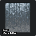 1.5m x 1.84m Full Solid Galvanised Dog Run Panel Doghealth