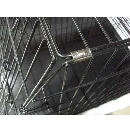 36x36 Giant Double Car Crate with escape hatch Dog Health