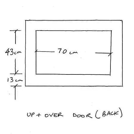 36x36 Giant Double Car Crate with escape hatch Dog Health