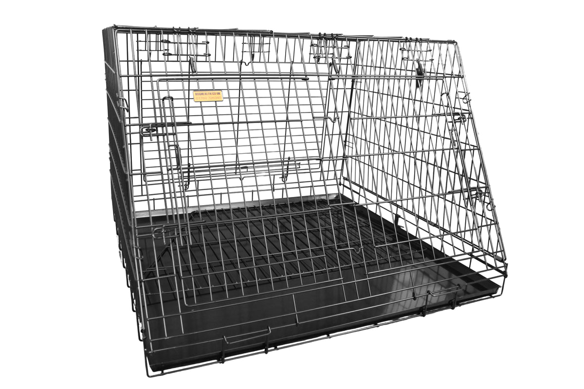 36x36 Giant Double Car Crate with escape hatch Dog Health