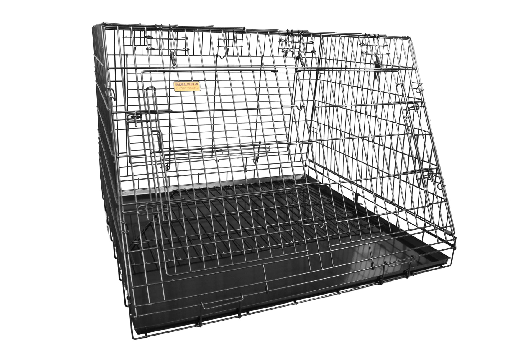 36x36 Giant Double Car Crate with escape hatch Dog Health