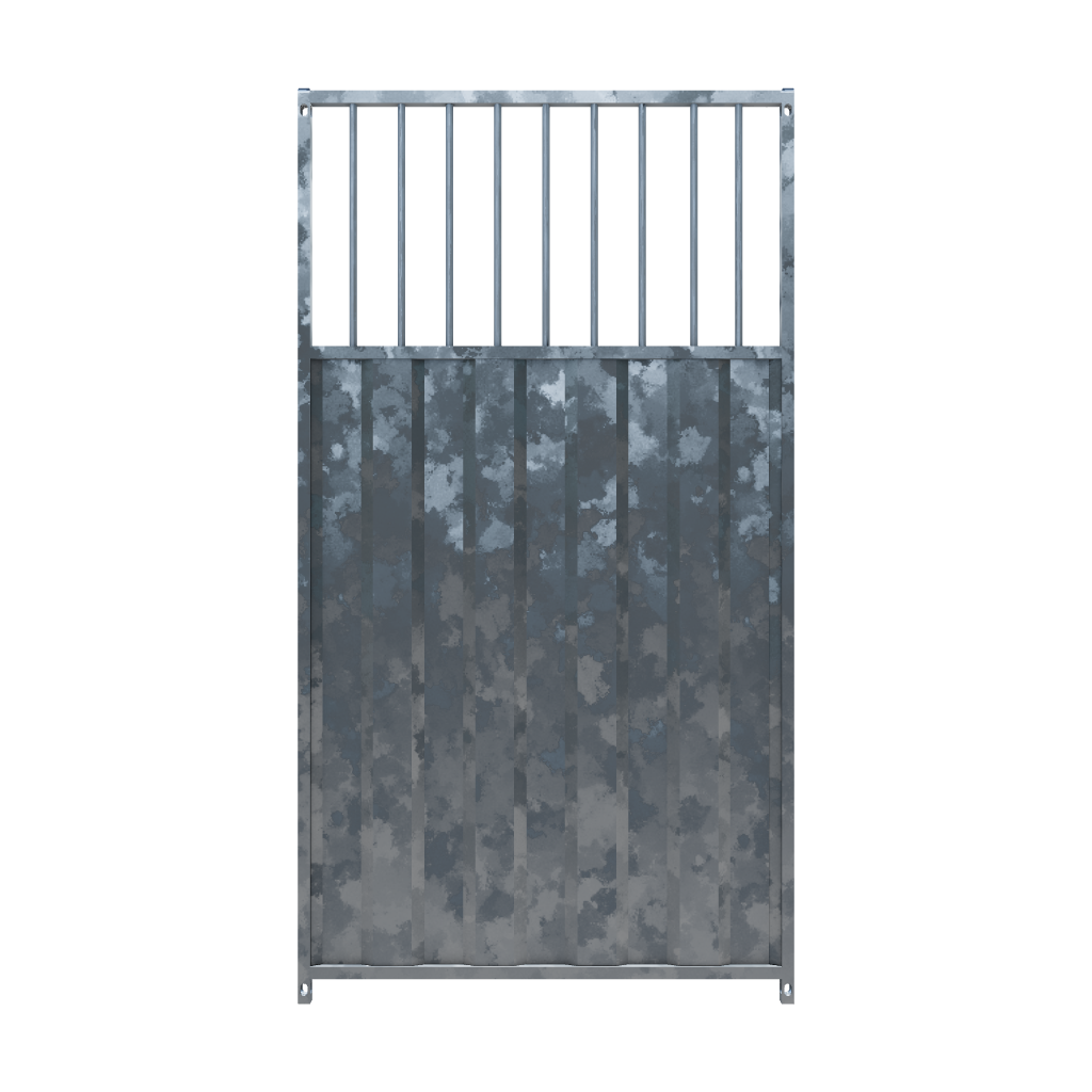1m x 1.84m 5cm Gap 3 4 Solid Galvanised Dog Run Panel Doghealth