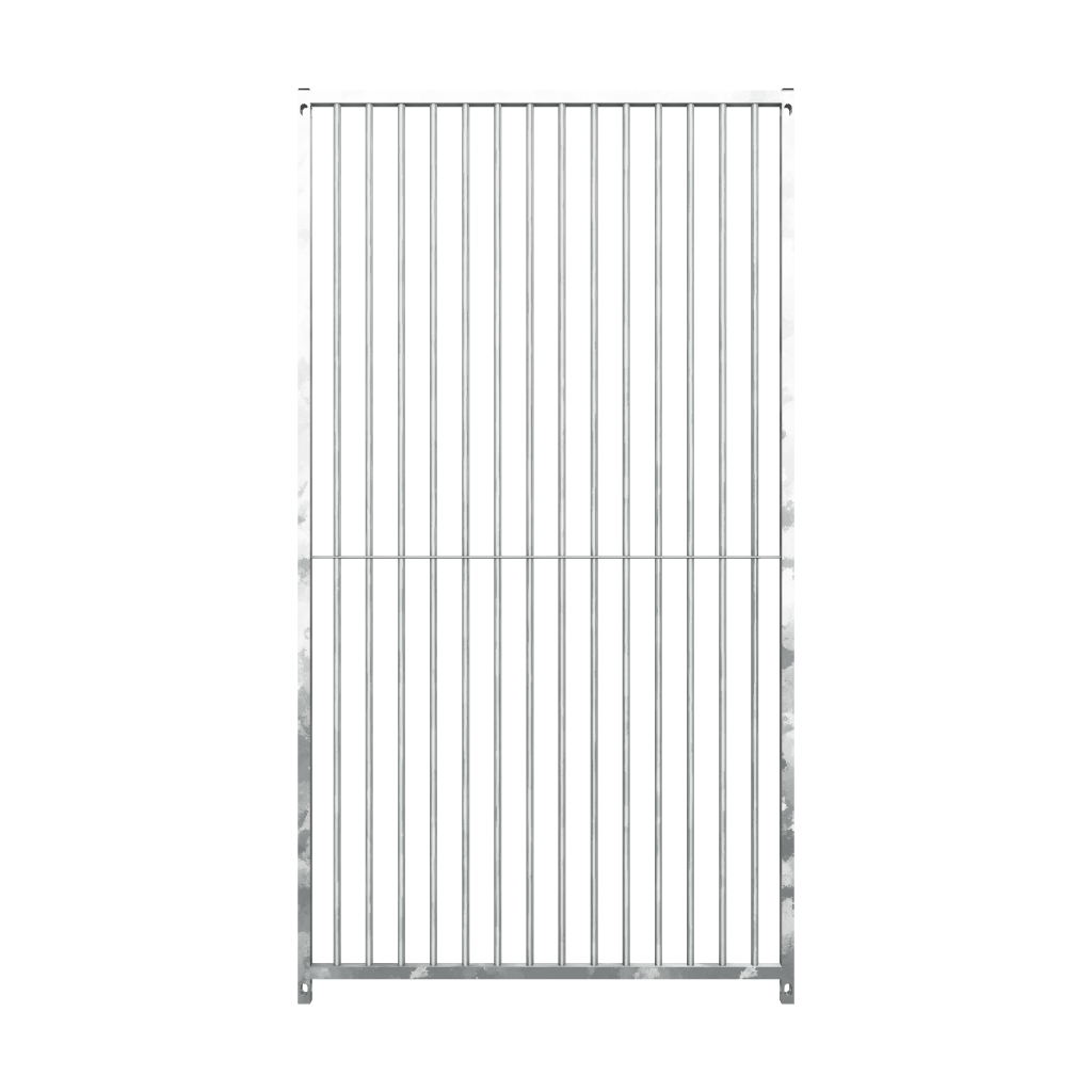 1.0 x 1.84m - Heavy-duty Galvanized Dog Run Panel - 5cm Gap