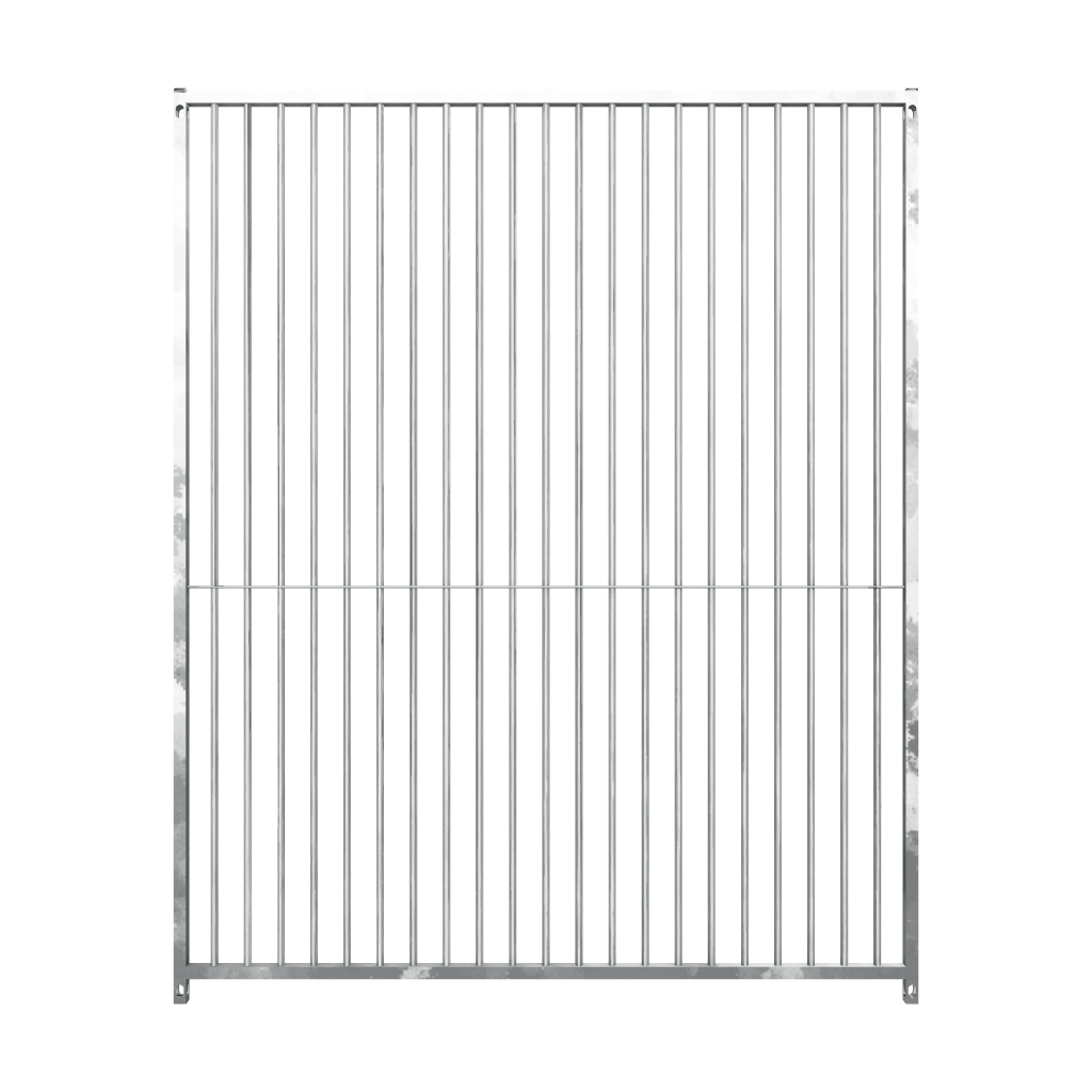 1.5 x 1.84m - Heavy-duty Galvanized Dog Run Panel - 5cm Gap