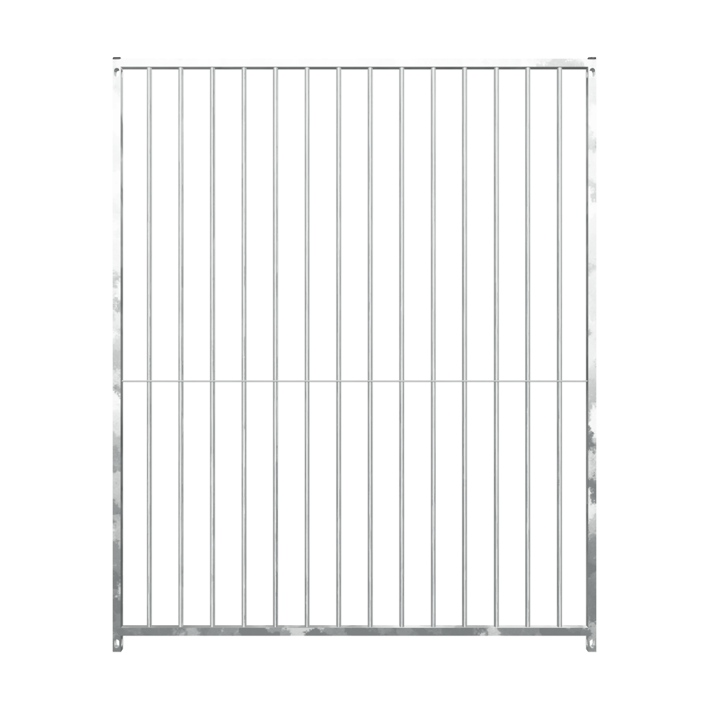 1.5 x 1.84m - Heavy-duty Galvanized Dog Run Panel - 8cm Gap