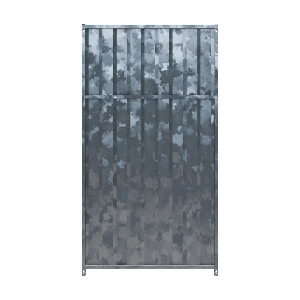 Dog Run Panel 1.0 x 1.84m - Full Solid  - Heavy-Duty Galvanised