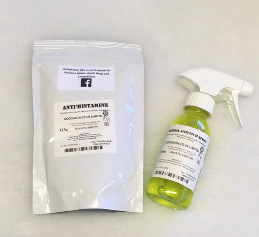 Allergy Care Pack Save 25% Antihistamine Powder & Anti Itch Spray