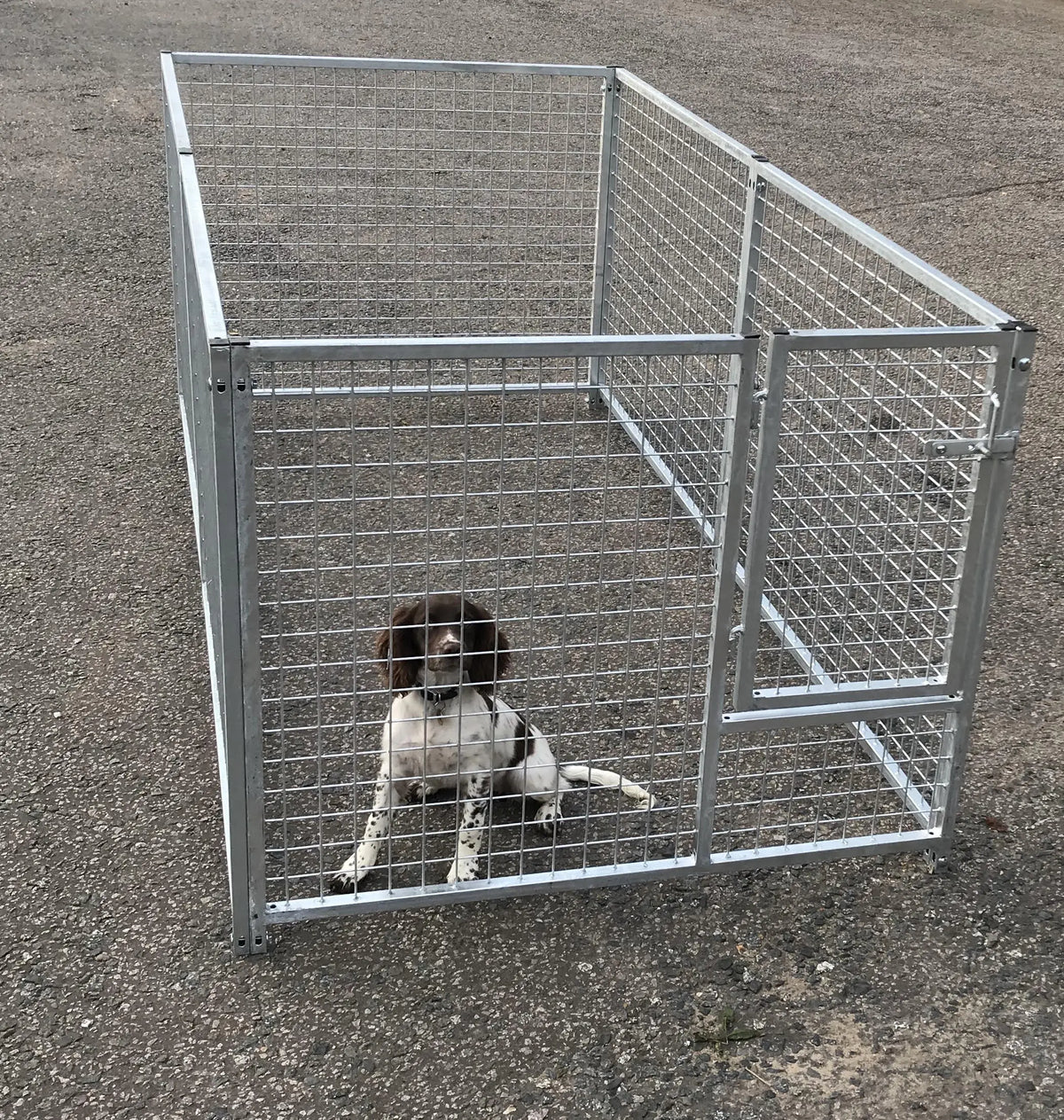 Galvanised Puppy Pen  2.4m x 1.2m Doghealth